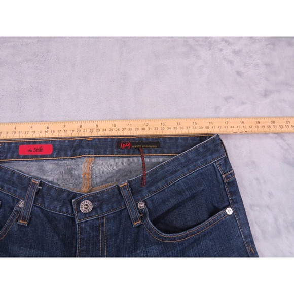AG Adriano Goldschmied The Stilt Women's Jeans Size 31R Straight Leg USA - Picture 4 of 9